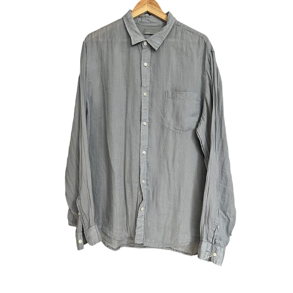 Aritzia Vince Linen Button Down XXL